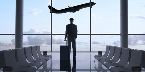 man in airport